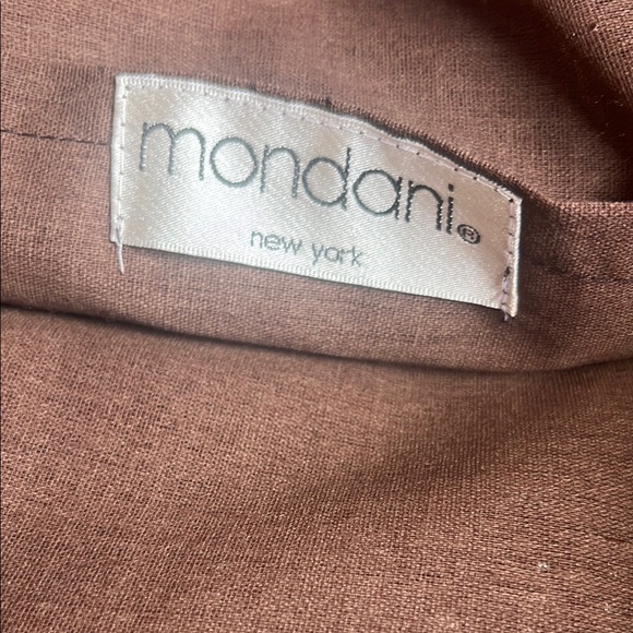 Mondani Brown and Tan Woven Tote - Picture 2 of 4